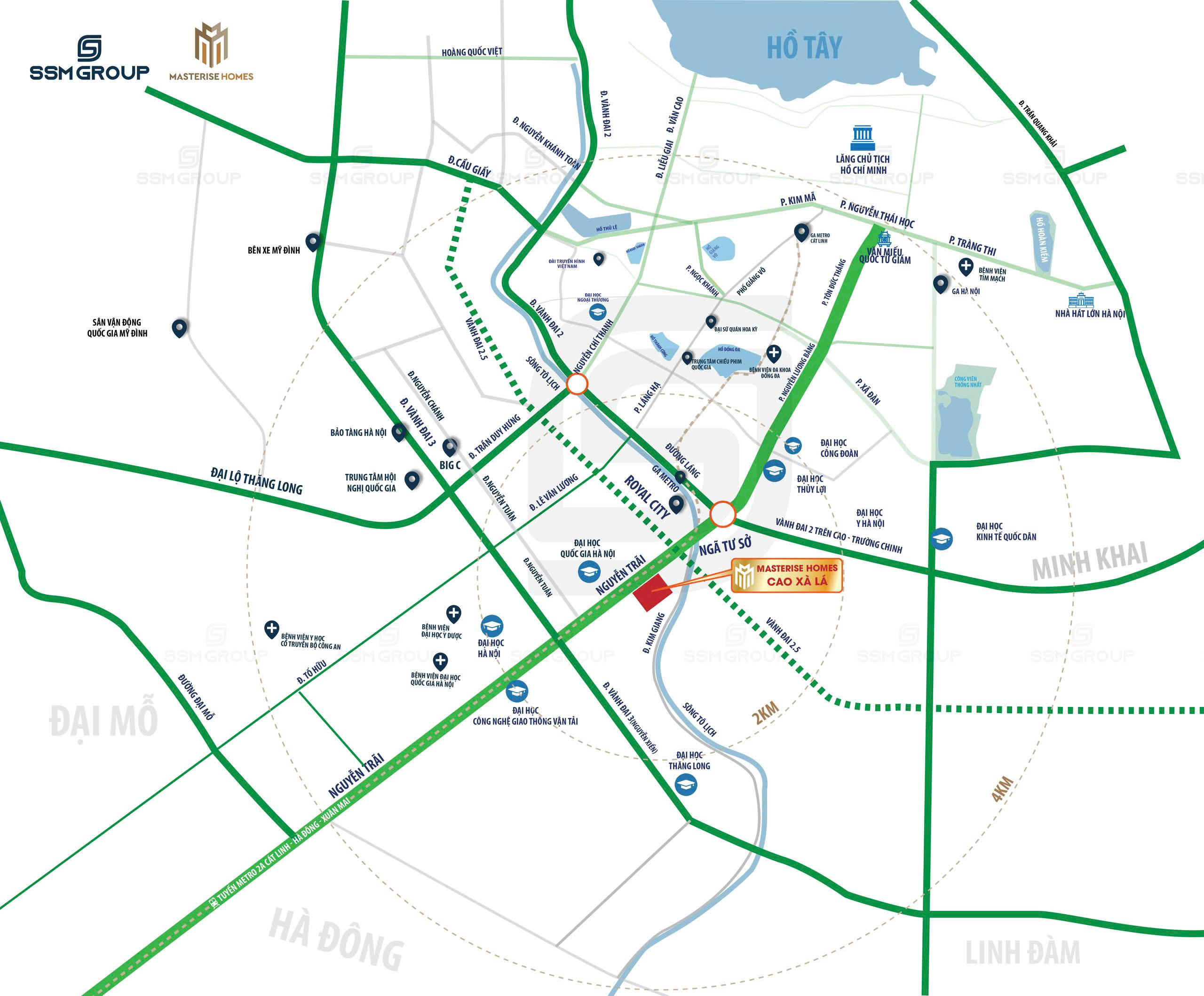 Vị trí dự án Vinhomes Cao Xà Lá
